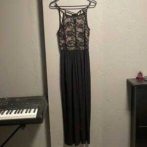 Black & Floral laced dress
